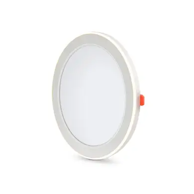 LED світильник Videx вбудований з декоративною підсвіткою DL4R 18W+6W 5000K+2700K 220V (VL-DL4R-1852)