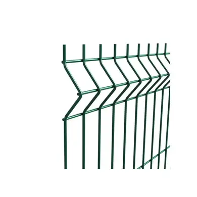 Сетка секция ЭКО ASTRA оц+ПП ø 3/3 (200х50) мм 1,25х2,5 м. RAL 6005