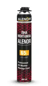 Піна всесезонна монтажна 65 ALENOR PRO 860 мл