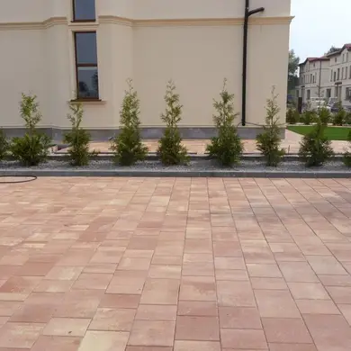 Тротуарна плитка Золотий Мандарин Модерн М 80 Асті фаска комплект каменів