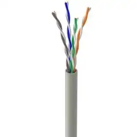 Кабель ЗЗЦМ UTP cat.5e AWG 4х2х0,51 350МГц (бухта 305м) КПВ-ВП серый