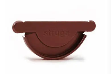 Заглушка желоба универсальная Struga система 150/100 RAL 3009 Красный