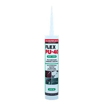 Еластомерний клей-герметик без розчинників Isomat FLEX PU-40 310 мл, білий