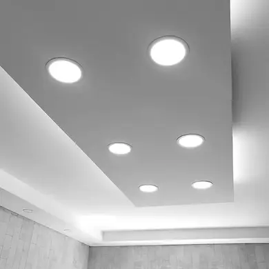 LED світильник Videx Back вбудований круглий 26W 5000K (VL-DLBR-265)