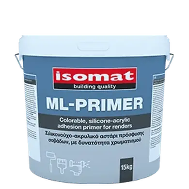 Силиконово-акриловая адгезионная грунтовка Isomat ML-PRIMER 15 кг, белый