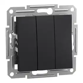 Выключатель Schneider Electric 3-кл. внутр. "ASFORA антрацит (C2) 