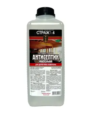 Водний готовий розчин STRAZH Страж - 4 (каністра) прозорий, 2 л