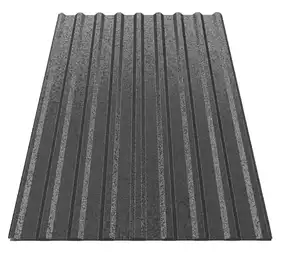 Профнастил Будсервис Т-18 Relief iceCrystal mat Thyssen krupp 0.50 mm RAL 9005 Черный