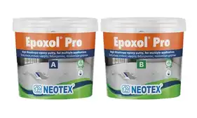 Мелкозернистая эпоксидная шпатлевка NEOTEX EPOXOL PRO Комплект (A+В) 1,5 кг