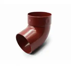 Отвод одномуфтовый RainWay система 90/75 67° RAL 3004 Красный