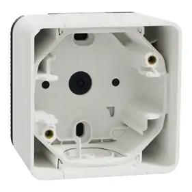 Коробка Schneider Electric для внеш. монтажа 1-ая IP55 "MUREVA S" белая (C2) 