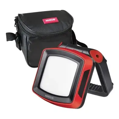 Світильник світлодіодний Maxus Portable Emergency LED Light 8W 4100K IP65 5000mAh RED (MAX-8W-RED-EM)