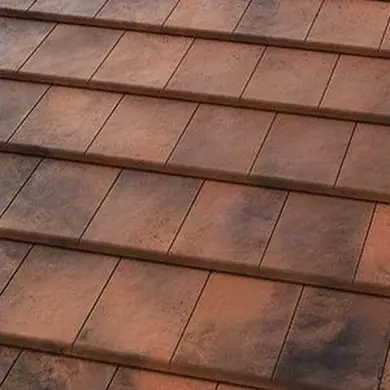 Керамическая черепица Tejas Borja Flat-10 Moss Red