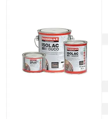 Износостойкая эмалевая краска для металлических поверхностей Isomat ISOLAC-DUCO GLOSS 0,375 л, черный