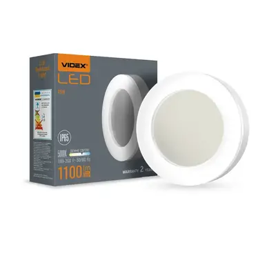 LED світильник ART IP65 круглий Videx 15W 5000K (VL-BHFR-155)