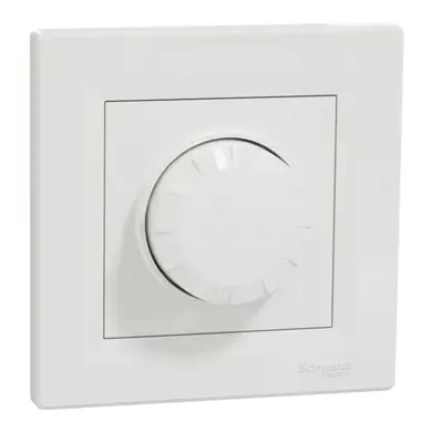 Димер поворотний ЛЕД Schneider Electric RC 3-370 Вт,  "ASFORA" білий 