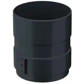 Муфта труби Galeco PVC  система 90/50 RAL 7021 Графітовий