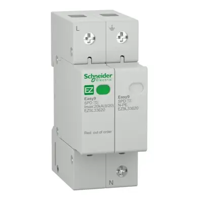 Устройство защиты от импульсного напряжения Schneider Electric 1Р+N/20кА/10кА/1,3кВ