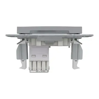 Розетка Schneider Electric комп. RJ-45 кат.6 UTP внутр. "ASFORA без рамки сталь (C3) 