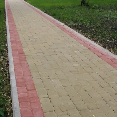 Тротуарна плитка Золотий Мандарин Старе місто 80 Гірчичний фаска комплект каменів
