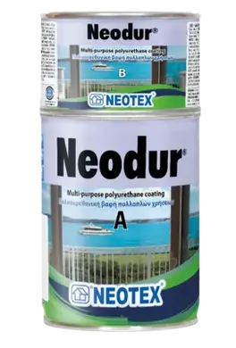 Универсальное полиуретановое покрытие NEOTEX Neodur Комплект (A+B) 5 кг RAL 9003 Белый