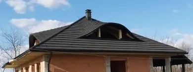 Композитна черепиця NOVATIK Wood Dark Moon