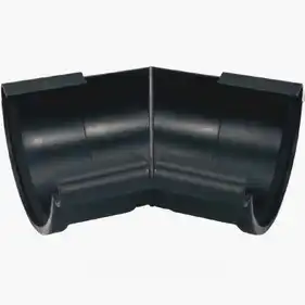 Кут ринви внутрішній Galeco PVC система 90/50 135° RAL 7021 Графітовий