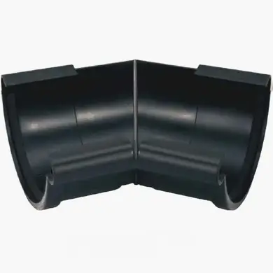 Кут ринви внутрішній Galeco PVC система 90/50 135° RAL 7021 Графітовий