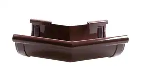 Кут довільний PROFIL (80° - 175°) система 130/100 RAL 8017 Коричневий