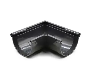 Кут ринви зовнішній RainWay система 130/100, 90° RAL 7024 Графіт