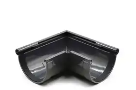 Кут ринви зовнішній RainWay система 130/100, 90° RAL 7024 Графіт