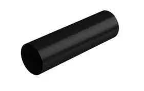 Труба 1 м.п. Galeco Stal система 120/90 RAL 9005 Чорний