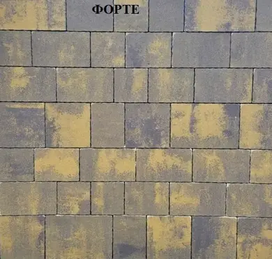Тротуарна плитка Золотий Мандарин Профіт 60 Колор мікс б/ф комплект каменів