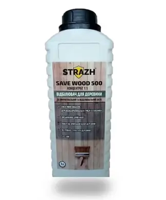 Отбеливатель для древесины STRAZH SAVE WOOD 500 1 л