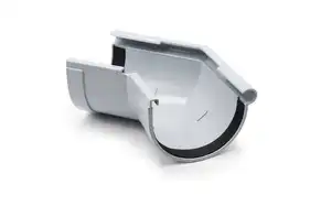 Кут ринви зовнішній RainWay система 130/100, 135° RAL 7040 Сірий