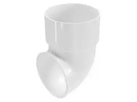 Колено сливное Regenau 87,5° система 125/100 RAL 9010 Белый