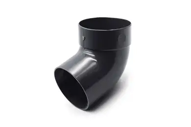 Отвод одномуфтовый RainWay система 90/75 67° RAL 7024 Графит