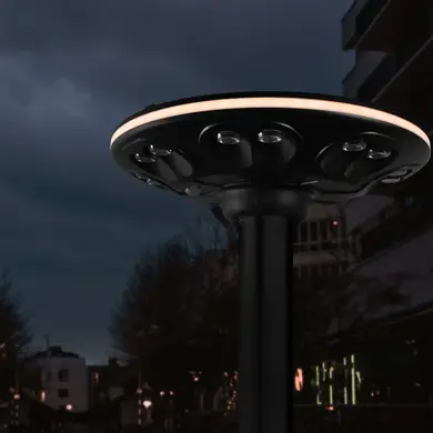 LED светильник автономный парковый Videx 1400Lm Сенсорный (VL-GLSO-1254-S)
