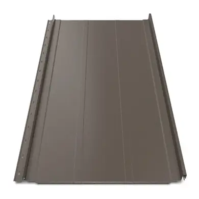 Кликфальц Tile "Трапеция" матполиэстер High Build U.S.Steel 0.50 mm RAL 8019 Коричневый