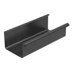 Желоб 4 м.п. Galeco BEZOKAPOWY система 125/70х80 RAL 9005 Черный