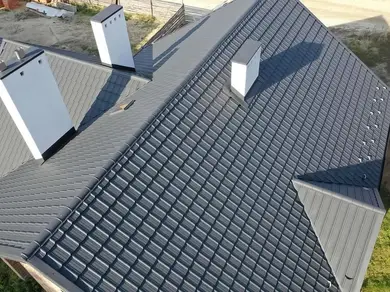 Металлочерепица Будсервис "МАДЕРА 25" матполиэстер DAIDONG 0.45 mm RAL 7016 Графит