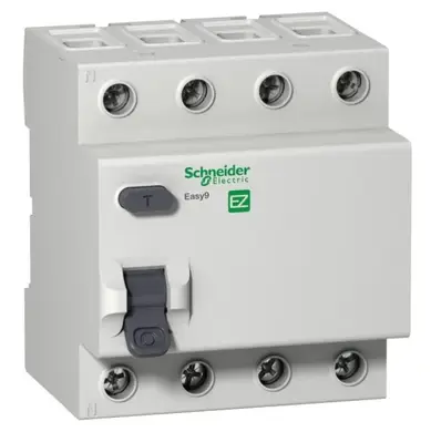 Дифференциальное реле Schneider Electric EZ9 4р 25А 30мА ТИП "АС" (C1)