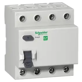Дифференциальное реле Schneider Electric EZ9 4р 25А 30мА ТИП "АС" (C1)