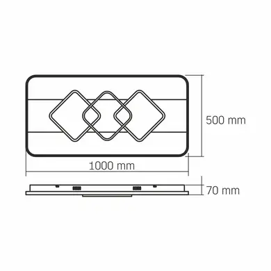 LED светильник функциональный Videx DECORA 80W (VL-CLD-998-TT)