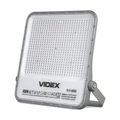 LED прожектор PREMIUM Videx F2 400W 5000K 220V (VL-F2-4005G)