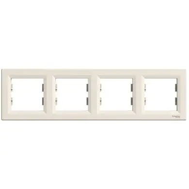 Рамка Schneider Electric 4-х кратная "ASFORA" сл.к. (C1) 