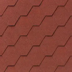 Битумная черепица IKO Superglass Нех 10 Tile Red