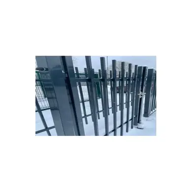 Калитка Завод Центр - Сетка Decor Пром ОЦ+ППЛ 2,4 м RAL 6005