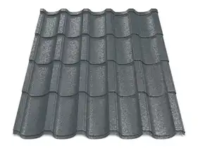 Металочерепиця Будсервіс "Модерн 25" Relief iceCrystal mat Thyssen krupp 0.50 mm RAL 7024 Сірий