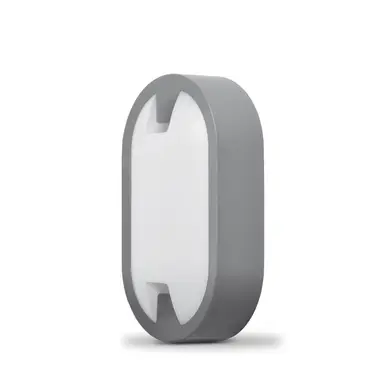 LED светильник IP65 овальный Videx 15W 5000K серый (VL-BH12O-155)